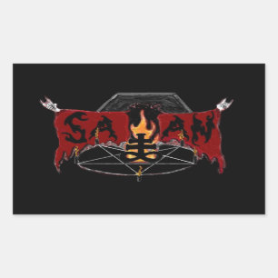 Der Conjuration Rechteckiger Aufkleber