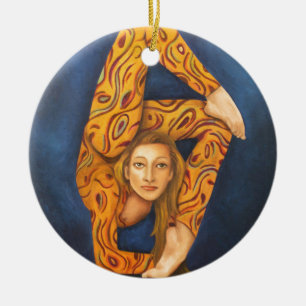 Der Contortionist 2 Keramik Ornament