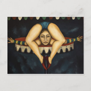 Der Contortionist Postkarte