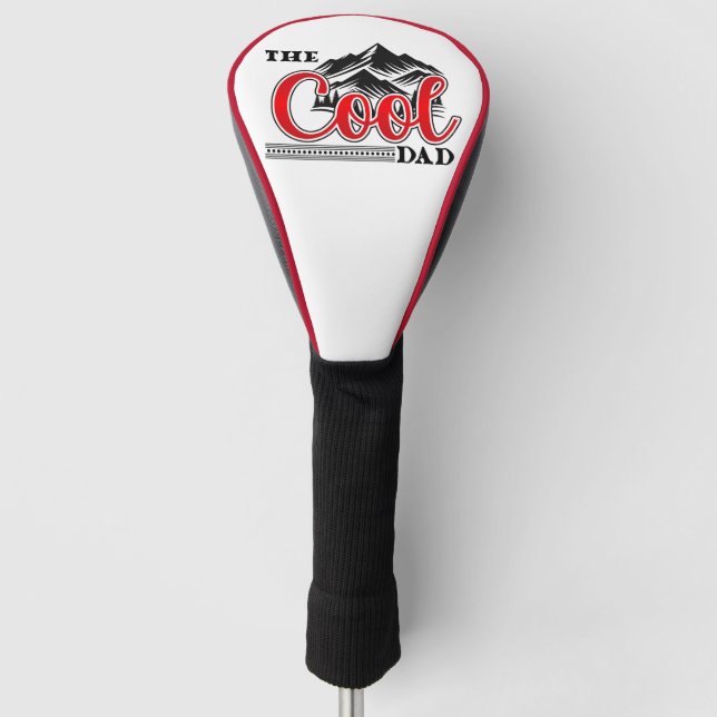 Der coole Vater Golf Headcover (Vorderseite)