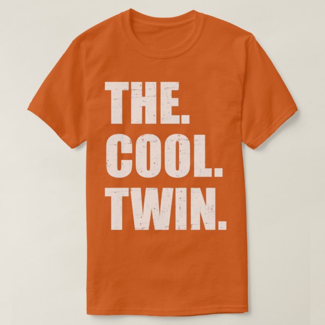 Der coole Zwilling T-Shirt (Design vorne)