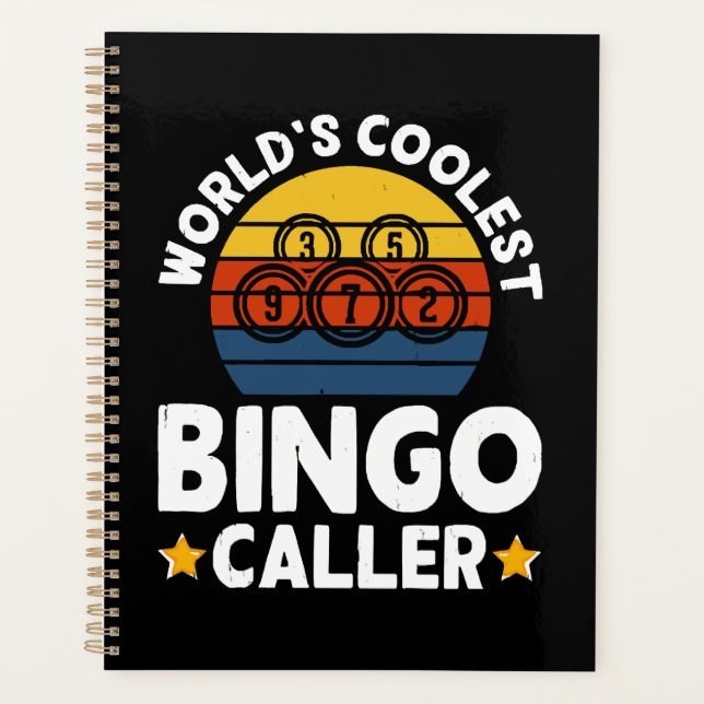 Der Coolste Bingo-Anrufer der Welt Planer (Vorderseite)
