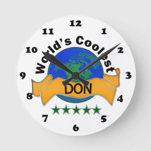 Der coolste Direktor Of Nurses der Welt Runde Wanduhr