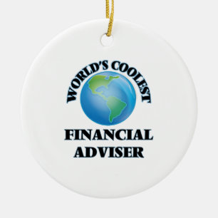 Der coolste Finanzberater der Welt Keramik Ornament