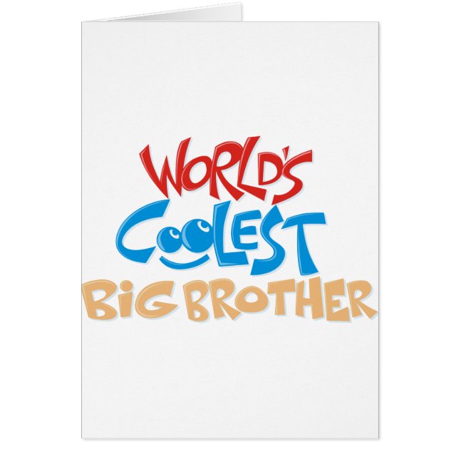 Der coolste große Bruder der Welt (Vorne)