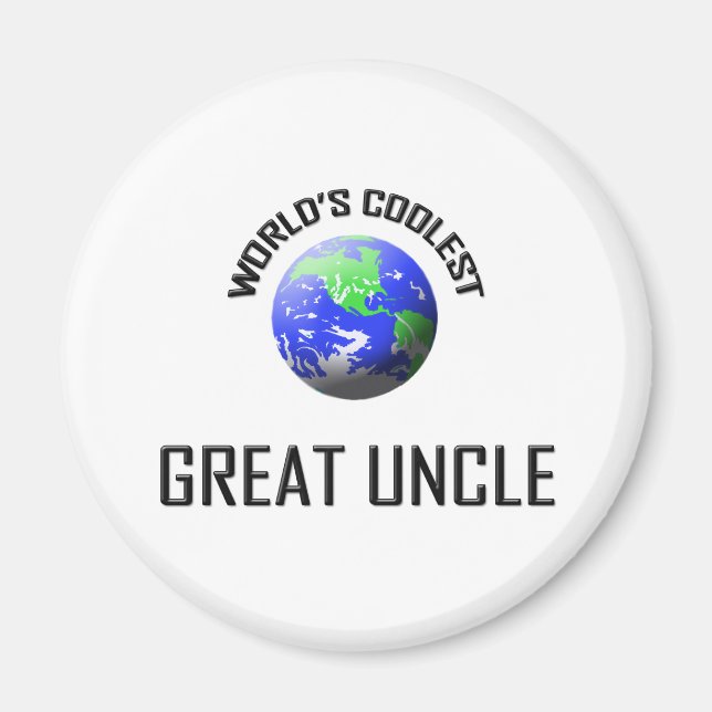 Der Coolste große Onkel der Welt Magnet (Vorne)