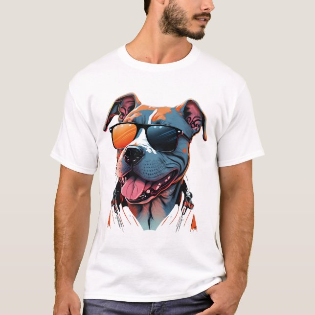 Der coolste Hund der Welt T-Shirt (Vorderseite)