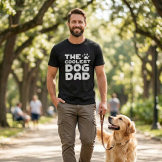 Der coolste Hundedaddy-Pfotenabdruck T-Shirt