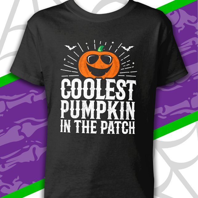 Der Coolste Kürbis im Patch-Halloween-Party T-Shirt (Von Creator hochgeladen)