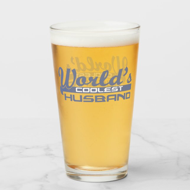 Der Coolste Mann der Welt Glas (Vorne (Gefüllt))
