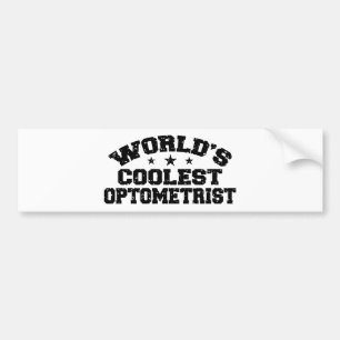 Der Coolste Optometriker der Welt Autoaufkleber