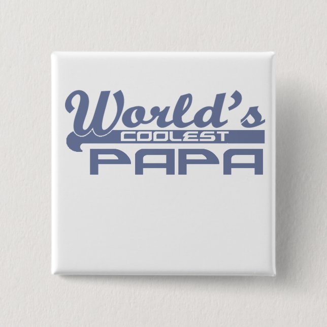 der coolste Papa der Welt Button (Vorderseite)