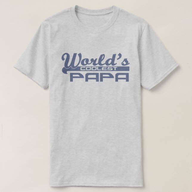 Der coolste Papa der Welt T-Shirt (Design vorne)