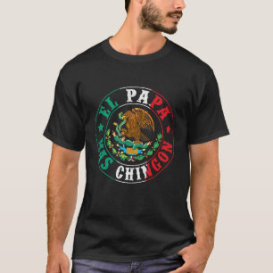 Der coolste Papa Dia Del Padre Mexican Dad Vater T-Shirt