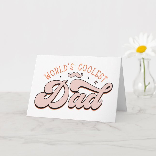 Der Coolste Vater der Welt Karte (Kleine Pflanze)