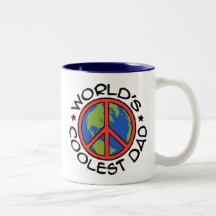 Der Coolste Vater der Welt Zweifarbige Tasse