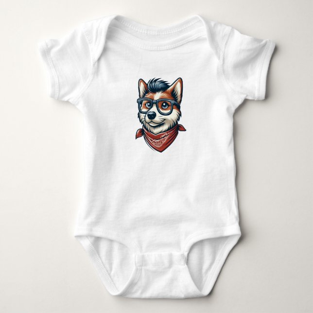 Der coolstste Hund Baby Strampler (Vorderseite)