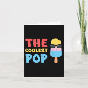 Der Coolstste Pop je lustiger Vater Tag für Vater Karte