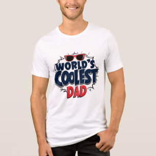 Der Coolstste Vater der Welt Tri-Blend Shirt