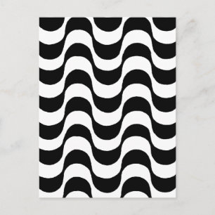 Der Copacabana-Bürgersteig, Rio de Janeiro, Brasil Postkarte