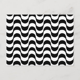 Der Copacabana-Bürgersteig, Rio de Janeiro, Brasil Postkarte