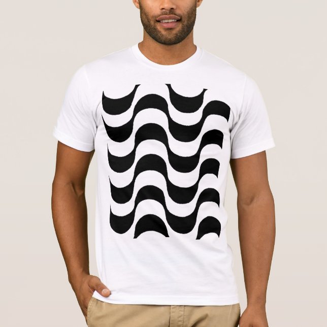 Der Copacabana-Bürgersteig, Rio de Janeiro, Brasil T-Shirt (Vorderseite)