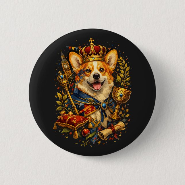 Der Corgi-König Button (Vorderseite)