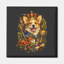 Der Corgi-König Magnet
