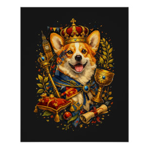 Der Corgi-König Poster