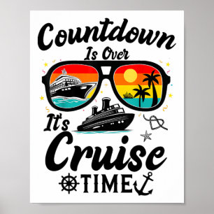 Der Countdown ist vorbei, es ist Kreuzfahrtzeit Mä Poster