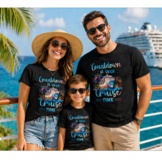 Der Countdown Ist Vorbei, Es Ist Kreuzfahrtzeit -  T-Shirt
