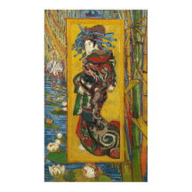 Der Courtesan nach Eisen von Van Gogh 1887