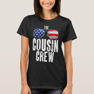 Der Cousin Crew American Flag Patriot USA 4. T-Shirt