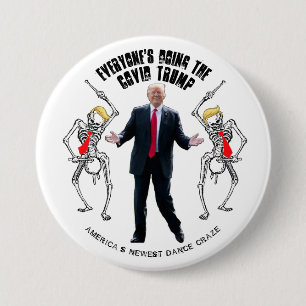 Der covide Trump-Tanz Button