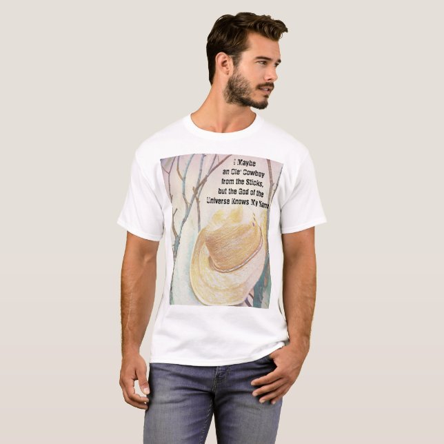 Der Cowboy des Gottes T-Shirt (Vorne ganz)