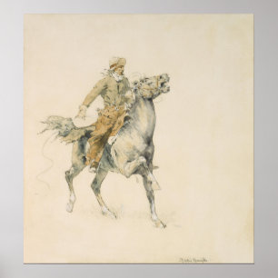 Der Cowboy, Frederic Remington Poster