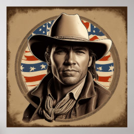 Der Cowboy-Held Poster