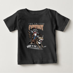 Der Cowboy mit Tierchen (Dk.-Modus) Baby T-shirt
