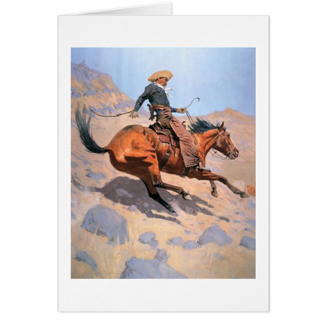 Der Cowboy (Öl auf Leinwand) (Vorne)