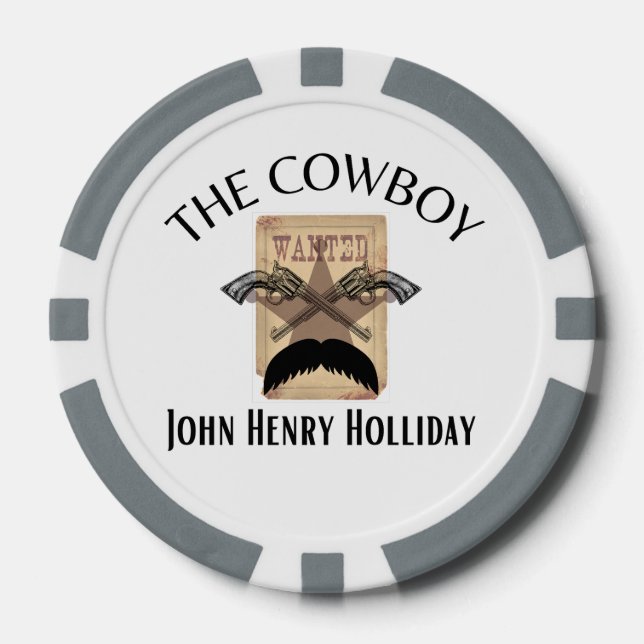 Der Cowboy Pokerchips (Vorderseite)