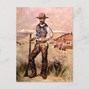 Der Cowboy Postkarte