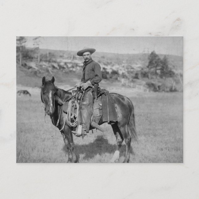 Der Cowboy Postkarte (Vorderseite)
