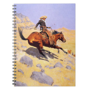 Der Cowboy (von Frederic Remington) Notizblock