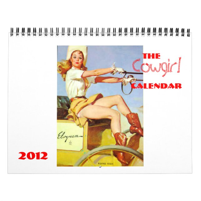 Der Cowgirl-Kalender Kalender (Titelbild)
