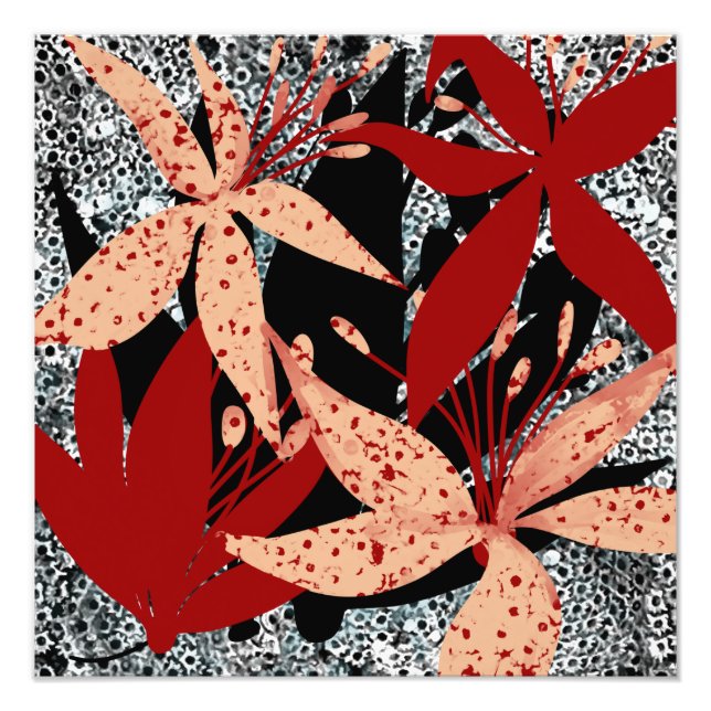 Der Crimson Canopy Kunstprint von Beachside Design Fotodruck (Vorne)