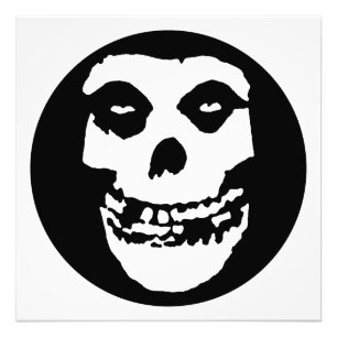 Der Crimson Ghost Vintage B-Movie Horror Punk Fotodruck