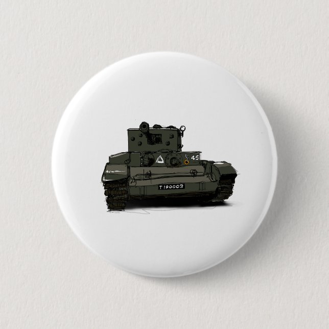 Der Cromwell Cruiser-Tank Button (Vorderseite)