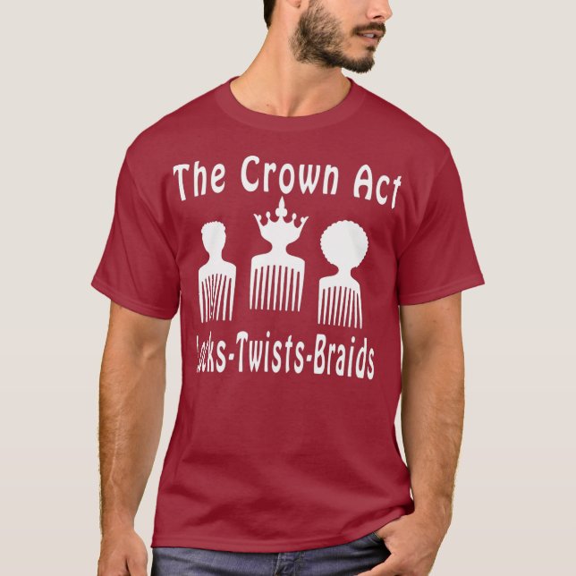 Der Crown Act ADOS Hair Stylist Hair Dresser T-Shirt (Vorderseite)