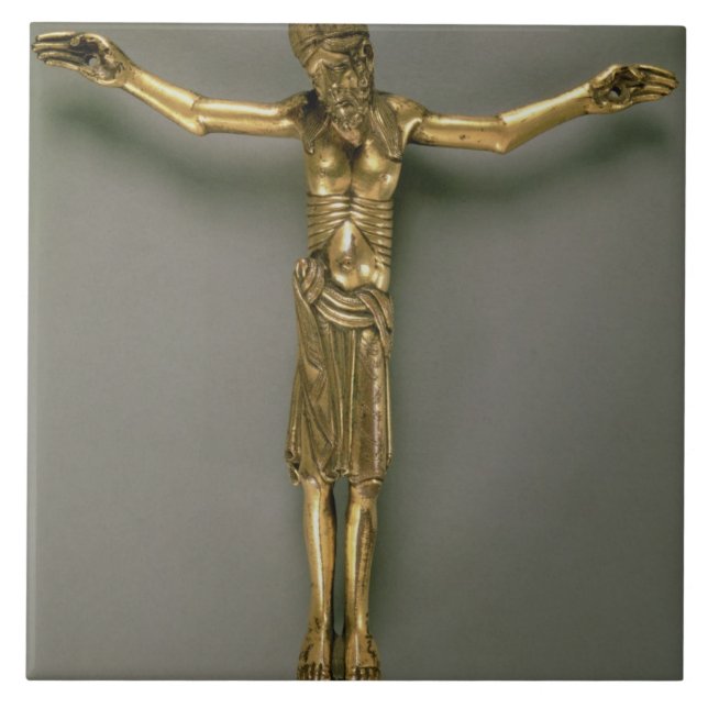 Der Crucified Christus, Franzosen, zweite Hälfte Fliese (Vorderseite)