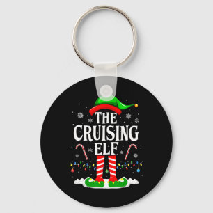 Der cruisende Elf Weihnachten Lustige passende Fam Schlüsselanhänger